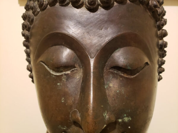 Thai Bronze Head of Buddha, Chiang Sen Style, circa 15th Century - Image 21