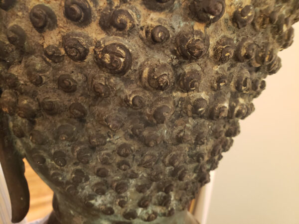 Thai Bronze Head of Buddha, Chiang Sen Style, circa 15th Century - Image 32