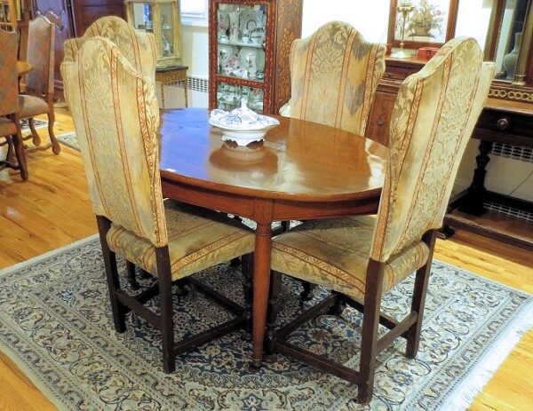 Set of Four 18th Century Tuscan Italian Chairs