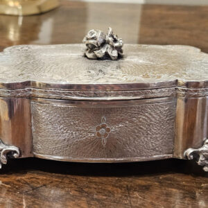 Italian 800 Silver Hinged Box