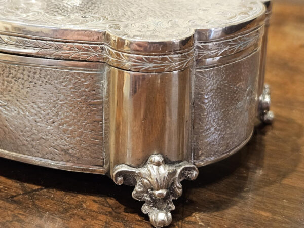 Italian 800 Silver Hinged Box - Image 10