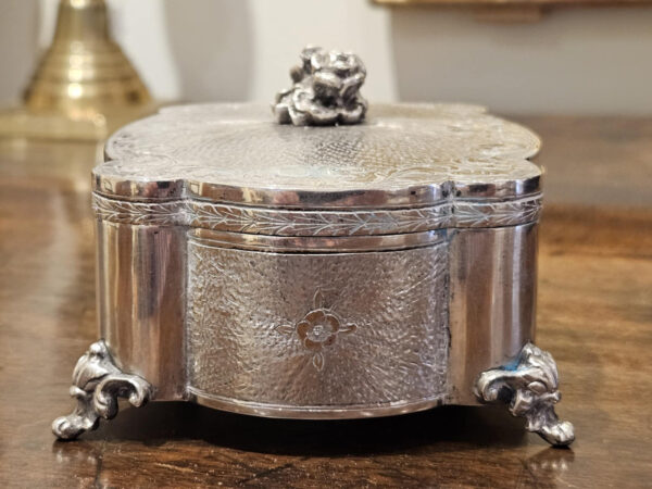 Italian 800 Silver Hinged Box - Image 3