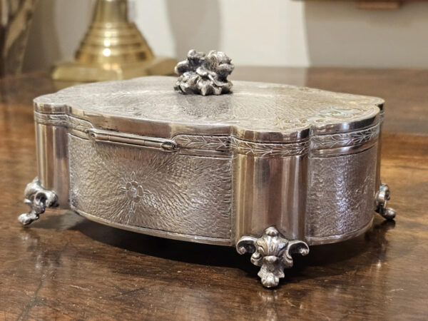 Italian 800 Silver Hinged Box - Image 4