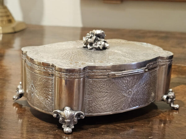 Italian 800 Silver Hinged Box - Image 5