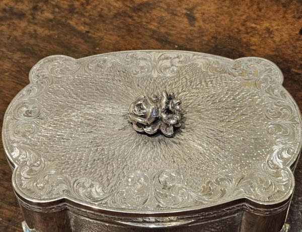 Italian 800 Silver Hinged Box - Image 7