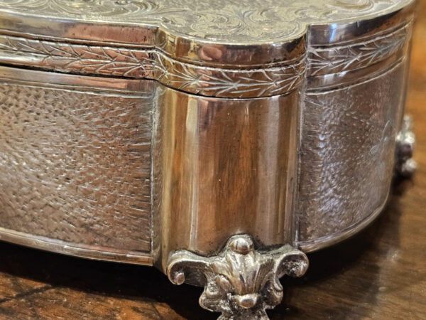 Italian 800 Silver Hinged Box - Image 9