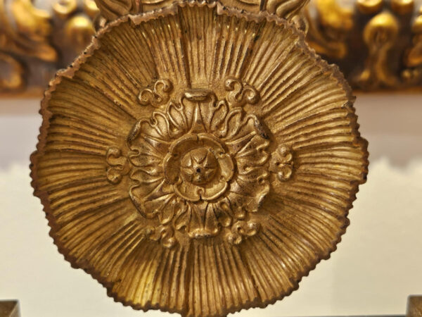 19th Century Empire Ormolu-Mounted Black Marble Portico Clock - Image 15