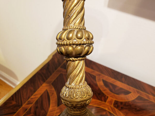 Pair of 19th Century Gilt Bronze Candlesticks - Image 7