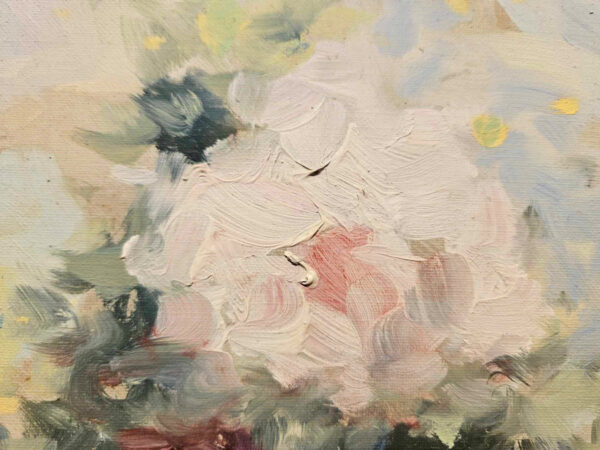 "Floral Still Life with Fruit " Oil on Canvas by Andre Gisson (1921 - 2003) - Image 12