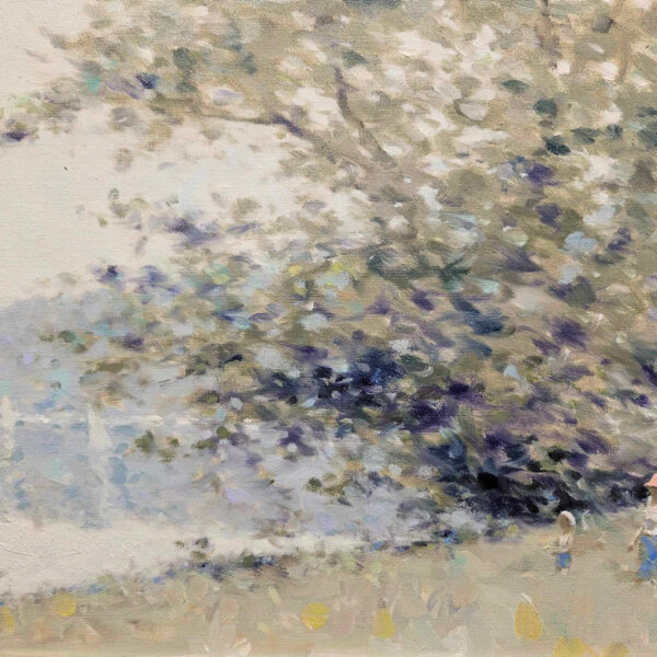 "Landscape with Boats" Oil on Canvas by Andre Gisson (1921 - 2003) - Image 9