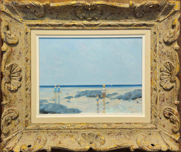 "The Shore" Oil on Canvas by Andre Gisson (1921 - 2003) - Image 2