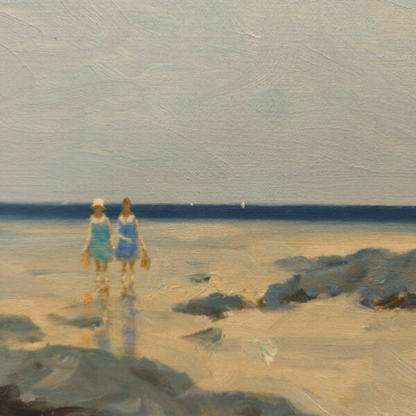 "The Shore" Oil on Canvas by Andre Gisson (1921 - 2003) - Image 6