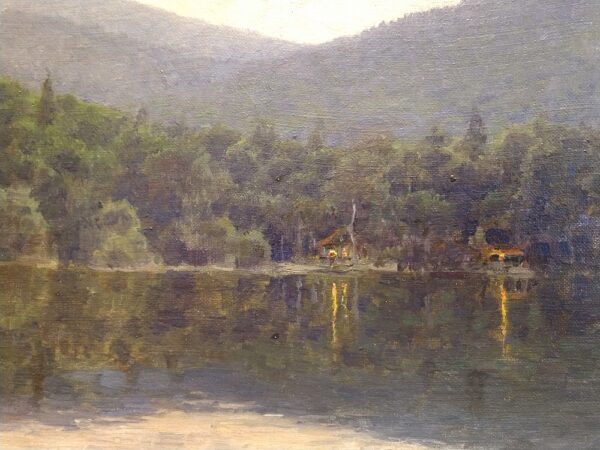 "Campfire Long Pond, RI." by Anna Mary Richards Brewster (1870 - 1952) - Image 10