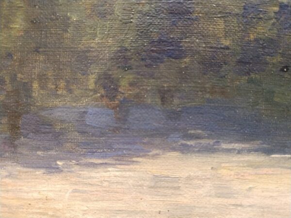 "Campfire Long Pond, RI." by Anna Mary Richards Brewster (1870 - 1952) - Image 14