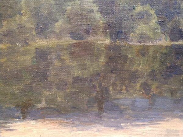 "Campfire Long Pond, RI." by Anna Mary Richards Brewster (1870 - 1952) - Image 15