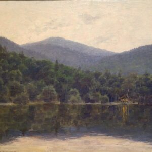 "Campfire Long Pond, RI." by Anna Mary Richards Brewster (1870 - 1952)