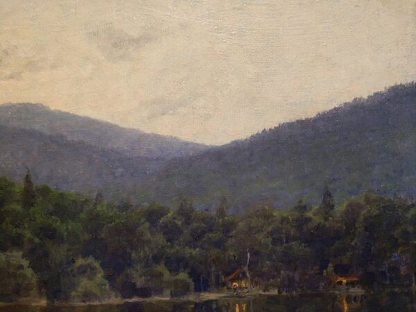 "Campfire Long Pond, RI." by Anna Mary Richards Brewster (1870 - 1952) - Image 5