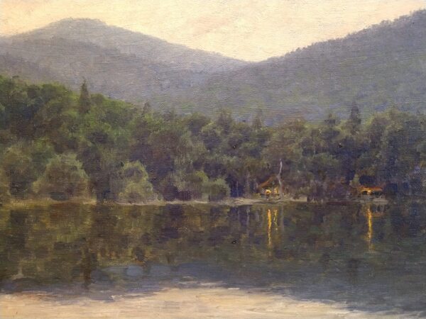 "Campfire Long Pond, RI." by Anna Mary Richards Brewster (1870 - 1952) - Image 6