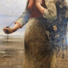 August Vilhelm Nikolaus Hagborg (1852 - 1921)“Fiskare På Stranden I Bretagne" Oil on Canvas - Image 7