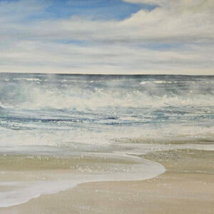 Barbara Cocker (1923-2009) "The Sea Remembered" Oil on Canvas