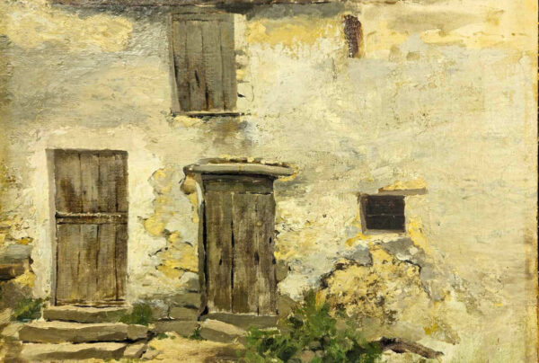 Bruce (Robert Bruce) Crane (1857 – 1937) "Seine Et Marne 1882" Oil Canvas laid on board - Image 5