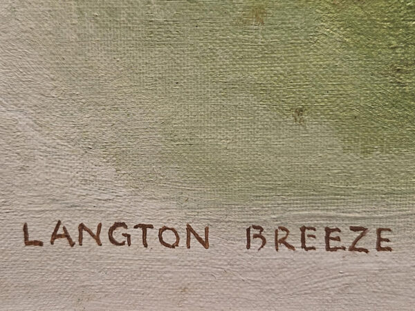 C. (Charles) Frederick Sitzler (1905-1990) “Langton Breeze, Saratoga 1959” Oil on Artist Board - Image 16