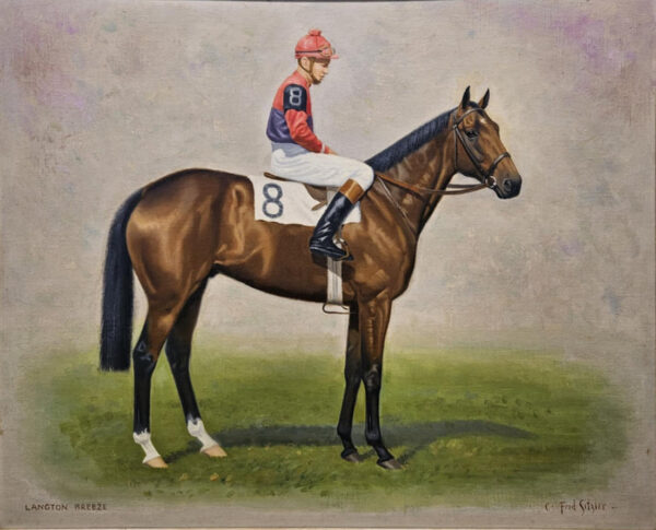 C. (Charles) Frederick Sitzler (1905-1990) “Langton Breeze, Saratoga 1959” Oil on Artist Board