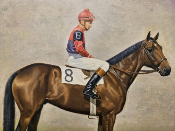 C. (Charles) Frederick Sitzler (1905-1990) “Langton Breeze, Saratoga 1959” Oil on Artist Board - Image 6