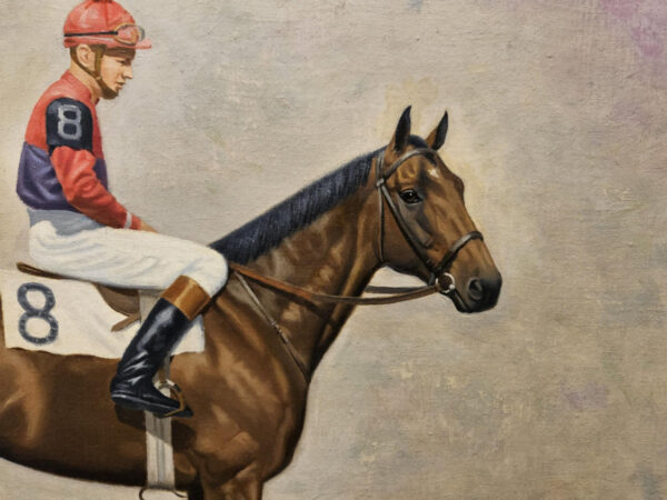 C. (Charles) Frederick Sitzler (1905-1990) “Langton Breeze, Saratoga 1959” Oil on Artist Board - Image 10