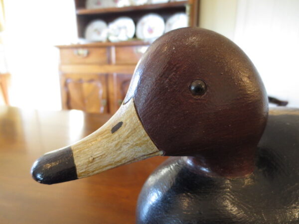 Hand Carved Chadwick Keyhs Redhead Drake Decoy Jim Foote Collection - Image 10