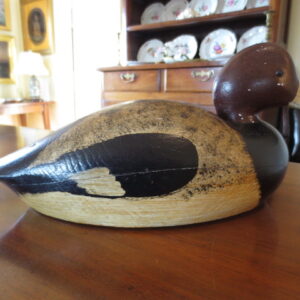 Hand Carved Chadwick Keyhs Redhead Drake Decoy Jim Foote Collection