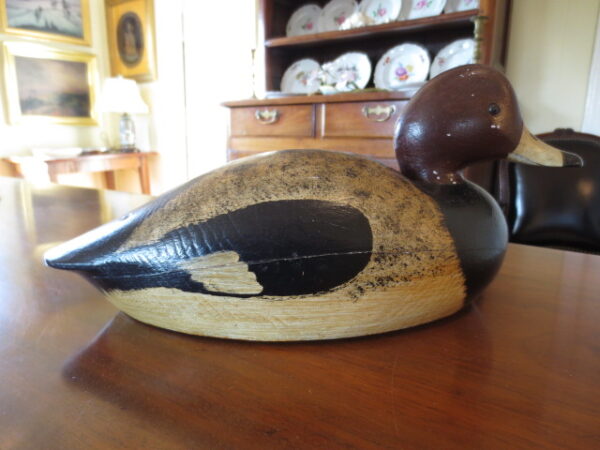 Hand Carved Chadwick Keyhs Redhead Drake Decoy Jim Foote Collection