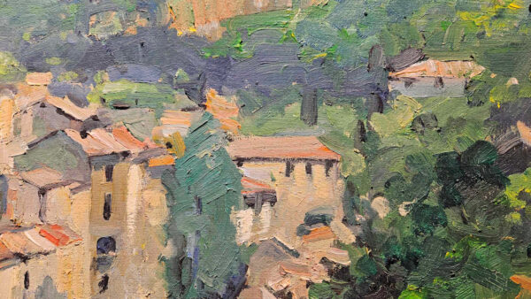 Constantin Kluge (1912 - 2003) Largentière, France Oil on Canvas - Image 10