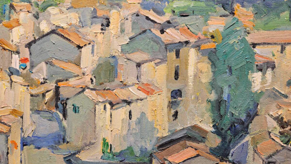 Constantin Kluge (1912 - 2003) Largentière, France Oil on Canvas - Image 11