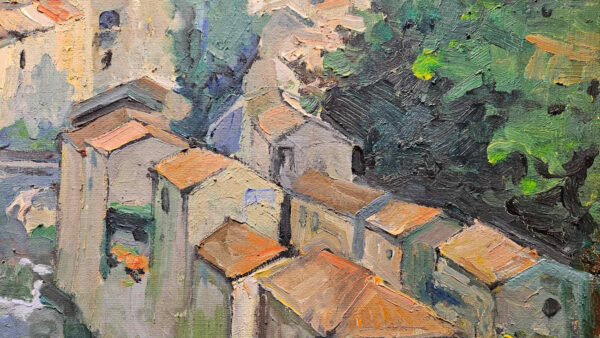 Constantin Kluge (1912 - 2003) Largentière, France Oil on Canvas - Image 12