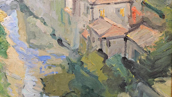 Constantin Kluge (1912 - 2003) Largentière, France Oil on Canvas - Image 13