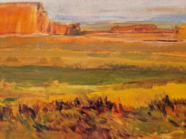 Denis R. Phillips Oil on Linen ,"Arches Landscape, 1973" - Image 9