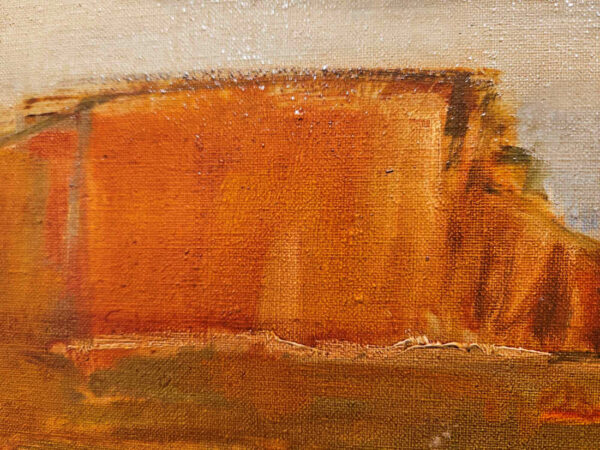 Denis R. Phillips Oil on Linen ,"Arches Landscape, 1973" - Image 11