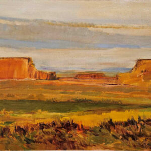 Denis R. Phillips Oil on Linen ,"Arches Landscape, 1973"