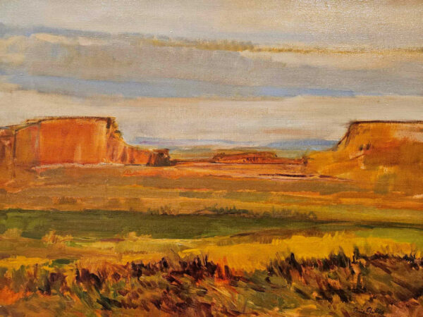 Denis R. Phillips Oil on Linen ,"Arches Landscape, 1973" - Image 3