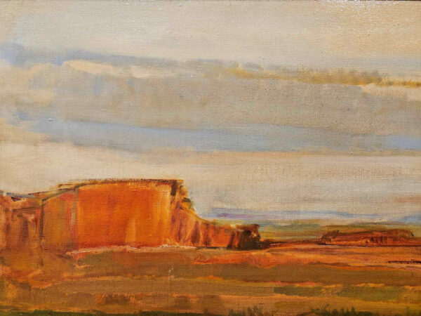 Denis R. Phillips Oil on Linen ,"Arches Landscape, 1973" - Image 4