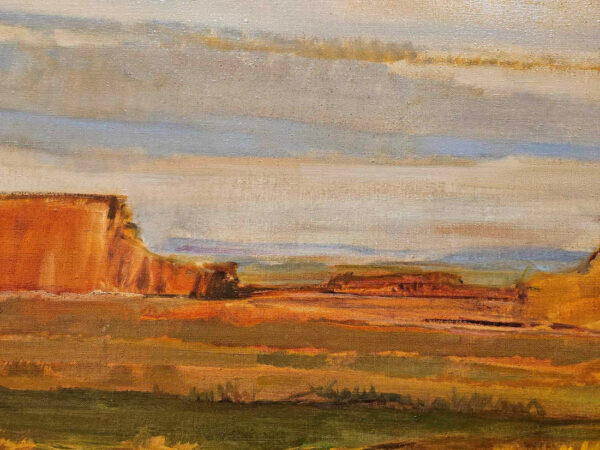 Denis R. Phillips Oil on Linen ,"Arches Landscape, 1973" - Image 6