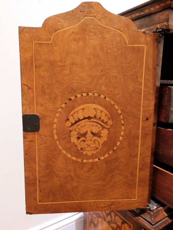 19th Century Dutch Diminutive Apprentice Marquetry Cabinet Sample - Image 22