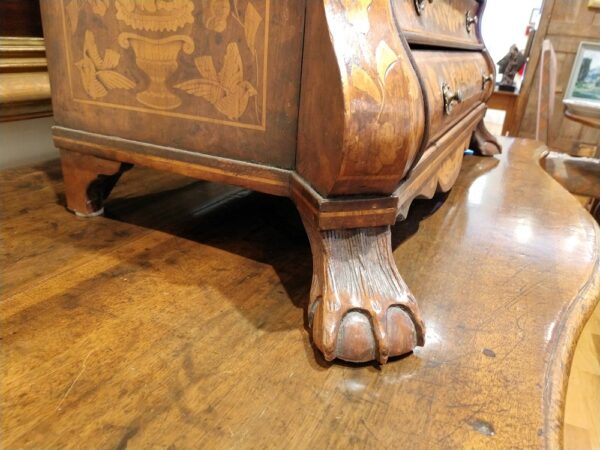 19th Century Dutch Diminutive Apprentice Marquetry Cabinet Sample - Image 24