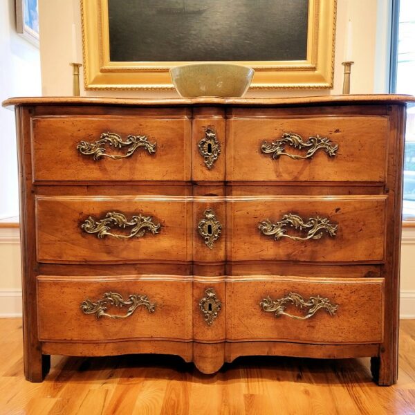 Early French Louis XV Walnut Commode - Image 3