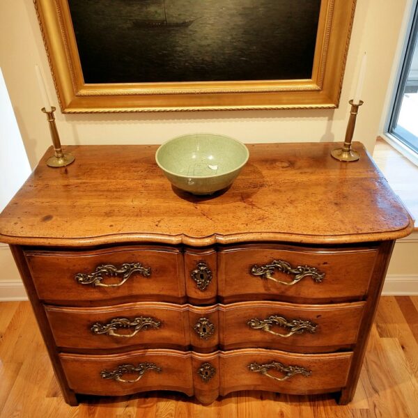 Early French Louis XV Walnut Commode - Image 5