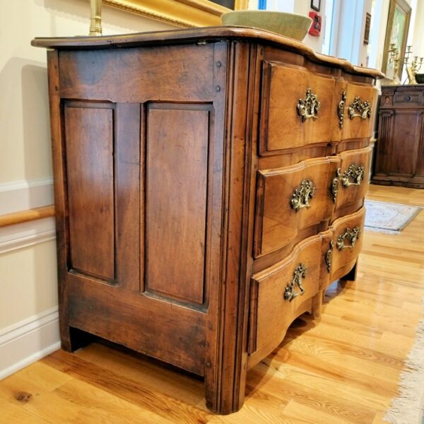 Early French Louis XV Walnut Commode - Image 6