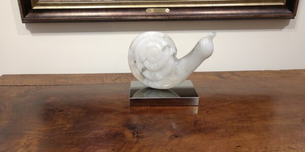 "Escargot" Sculpture in Marble by Madeleine Heumann (1933-2018) - Image 10