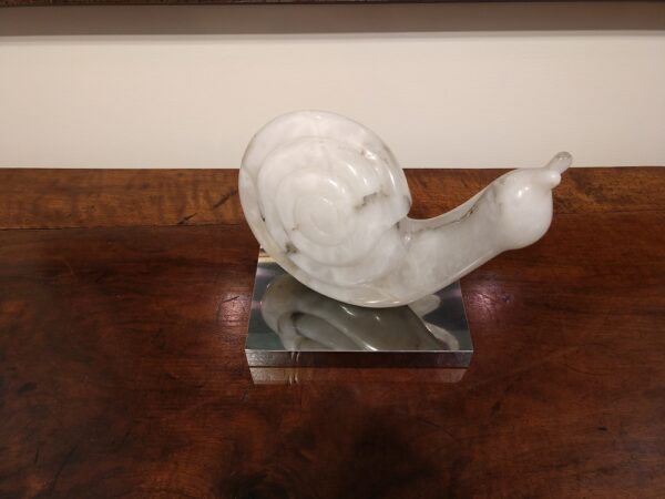 "Escargot" Sculpture in Marble by Madeleine Heumann (1933-2018) - Image 11