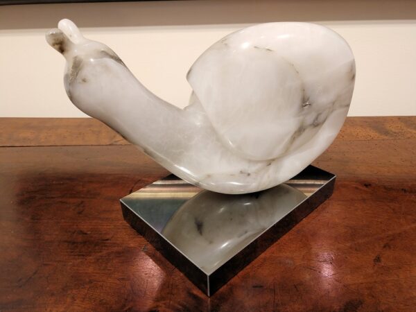 "Escargot" Sculpture in Marble by Madeleine Heumann (1933-2018) - Image 4